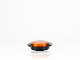 PLAFON  LED REDONDO ATORNILLABLE 2" BISEL NEGRO CON CONECTOR 3 LEDS AMBAR 12-24V     LOMBRA     704-A