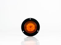 PLAFON  LED REDONDO ATORNILLABLE 2 1/2" BISEL NEGRO CON CONECTOR 3 LEDS AMBAR 12-24V     LOMBRA     702-A