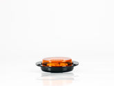 PLAFON  LED REDONDO ATORNILLABLE 2 1/2" BISEL NEGRO CON CONECTOR 3 LEDS AMBAR 12-24V     LOMBRA     702-A