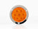 PLAFON  LED REDONDO ATORNILLABLE 4" BISEL CROMADO 7 LEDS GIRATORIO AMBAR 12V