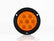PLAFON  LED REDONDO ATORNILLABLE 4" BISEL NEGRO 7 LEDS GIRATORIO AMBAR 12V