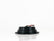 PLAFON  LED REDONDO ATORNILLABLE 4" BISEL NEGRO 7 LEDS GIRATORIO AMBAR 12V