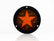 PLAFON  LED REDONDO ATORNILLABLE 4" BISEL NEGRO 9 LEDS ESTRELLA ESTROBO ROJO 12V     LOMBRA     443-R