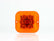 PLAFON  LED CUADRADO 7 LEDS AMBAR 12V     LOMBRA     552-A