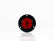 PLAFON  LED REDONDO ATORNILLABLE 2" BISEL NEGRO CON CABLES 3 LEDS ROJO 12-24V     LOMBRA     433-R