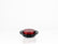 PLAFON  LED REDONDO ATORNILLABLE 2" BISEL NEGRO CON CABLES 3 LEDS ROJO 12-24V     LOMBRA     433-R