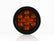 PLAFON  LED REDONDO EMBUTIBLE 4" CON CABLES 10 LEDS AMBAR 12-24V     LOMBRA     736-A