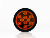 PLAFON  LED REDONDO EMBUTIBLE 4" CON CONECTOR 10 LEDS  AMBAR 24V     LOMBRA     715-A