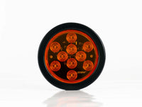 PLAFON  LED REDONDO EMBUTIBLE 4" CON CONECTOR 10 LEDS  AMBAR 24V     LOMBRA     715-A