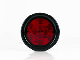 PLAFON  LED REDONDO EMBUTIBLE 4" CON CONECTOR 10 LEDS CON DESTELLO ROJO     LOMBRA     690-R