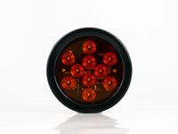 PLAFON  LED REDONDO EMBUTIBLE 4" CON CONECTOR 10 LEDS AMBAR 12-24V     LOMBRA     688-A