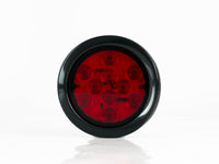 PLAFON  LED REDONDO EMBUTIBLE 4" CON CONECTOR 10 LEDS ROJO 12-24V     LOMBRA     688-R