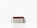 PLAFON RECTANGULAR PAMBASO BISEL CROMADO ROJO 12V     LOMBRA     510-R MICA 118