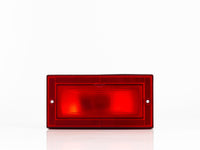 PLAFON RECTANGULAR MINIBUS ROJO     307-R