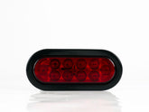 PLAFON  LED OVALADO EMBUTIBLE 10 LEDS  ROJO 12-24V     LOMBRA     2911-R