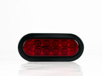 PLAFON  LED OVALADO EMBUTIBLE 10 LEDS  ROJO 12-24V     LOMBRA     2911-R