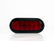 PLAFON  LED OVALADO EMBUTIBLE 10 LEDS  ROJO 12-24V     LOMBRA     2911-R