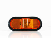 PLAFON OVALADO EMBUTIBLE CON REFLEJANTE AMBAR     LOMBRA     2643-A