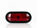 PLAFON OVALADO EMBUTIBLE SELLADO ROJO 12V     LOMBRA     2625-R