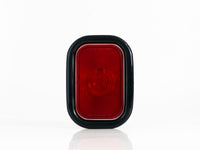 PLAFON RECTANGULAR EMBUTIBLE ROJO     TRAKTOLAMP