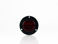 PLAFON REDONDO ATORNILLABLE 2" BISEL NEGRO ROJO 12V     LOMBRA     703-R