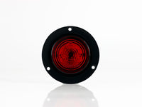 PLAFON  LED REDONDO ATORNILLABLE 2 1/2" BISEL NEGRO CON CABLES 3 LEDS ROJO 12-24V     LOMBRA     432-R