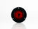 PLAFON  LED REDONDO ATORNILLABLE 2 1/2" BISEL NEGRO CON CABLES 3 LEDS ROJO 12-24V     LOMBRA     432-R