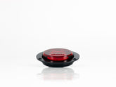 PLAFON  LED REDONDO ATORNILLABLE 2 1/2" BISEL NEGRO CON CABLES 3 LEDS ROJO 12-24V     LOMBRA     432-R
