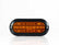 PLAFON  LED OVALADO ATORNILLABLE PLANO BISEL NEGRO 21 LEDS AMBAR 12V     ALEMEX     455
