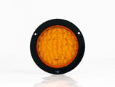 PLAFON  LED REDONDO ATORNILLABLE 4" BISEL NEGRO 36 LEDS AMBAR 12V     RACINGTEC