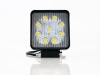 FARO AUXILIAR LED 9 LEDS 27W CUADRADO PIEZA      RACINGTEC