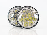 UNIDAD LED REDONDA 6024 12 LEDS 36W ALTA BAJA JUEGO
