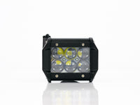 FARO AUXILIAR LED 6 LEDS 36W CUADRADO CON LUPA PIEZA      RACINGTEC