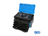 CAJA HERRAMIENTA AUTOCLE MASTER METRICO Y STANDARD 299 PIEZAS     BGS     74000
