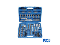 CAJA HERRAMIENTA AUTOCLE METRICO 1/4 3/8 1/2 192 PIEZAS     BGS     2243